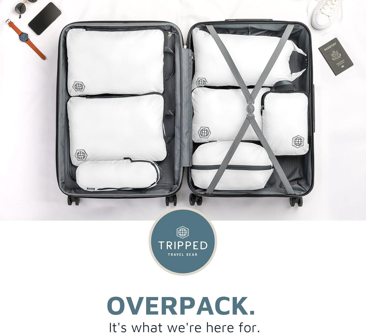 Checked Bag Compression Packing Cube Set