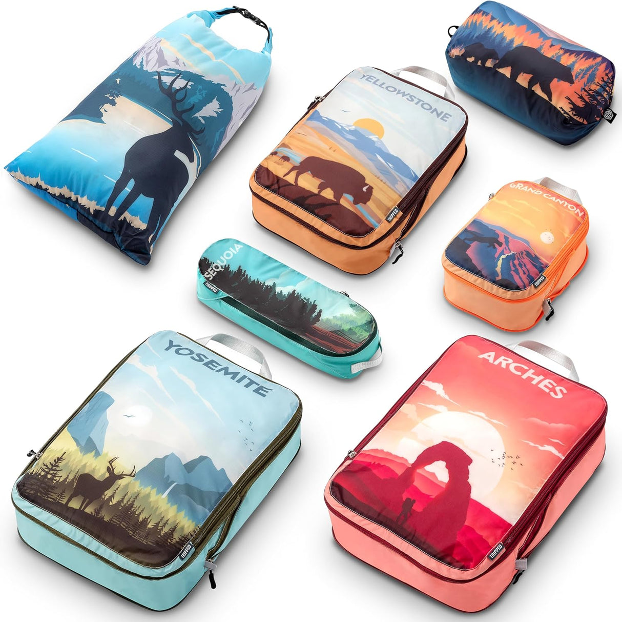 Checked Bag Compression Packing Cube Set