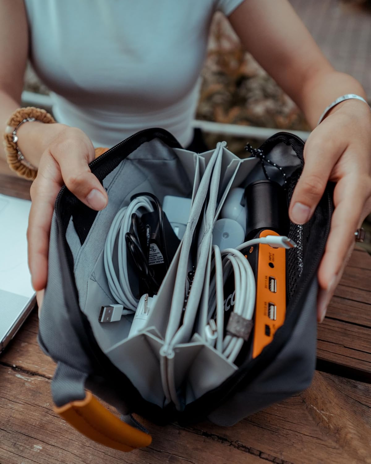 The Travel Pouch Tech Organizer