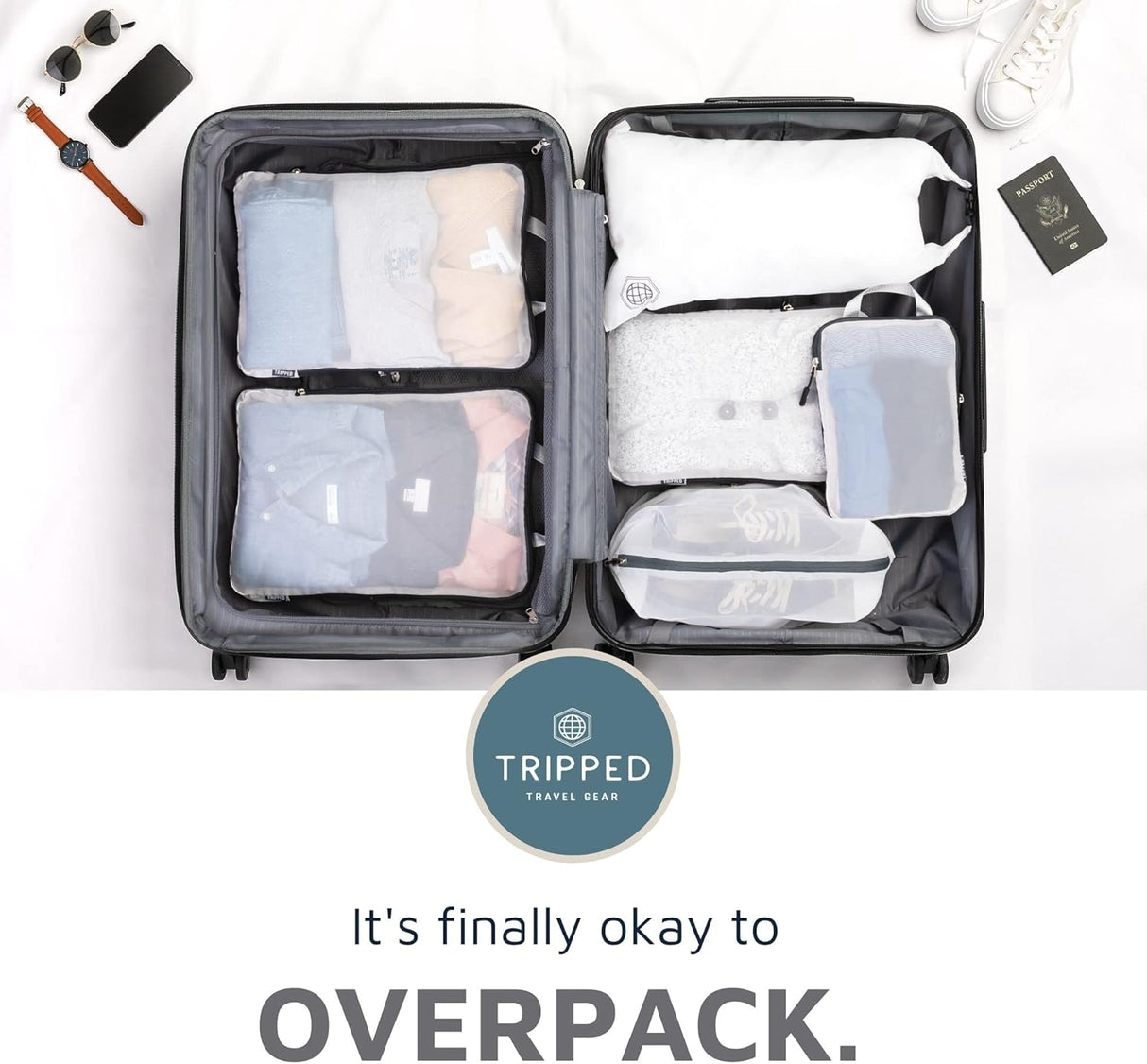 Carry-On Flex Compression Packing Cube Set