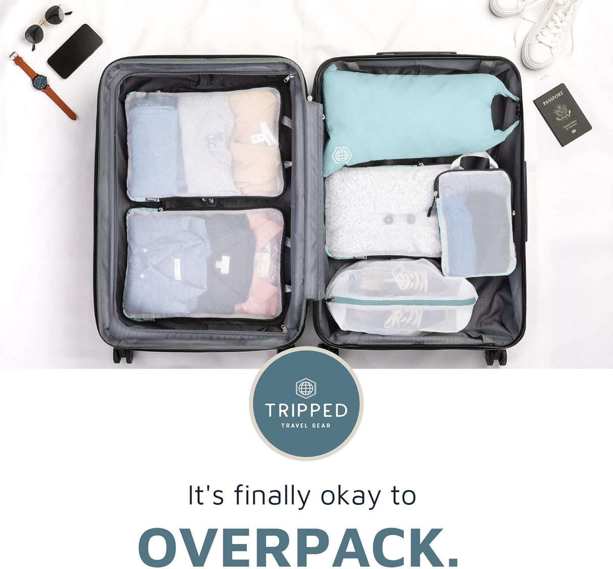 Carry-On Flex Compression Packing Cube Set