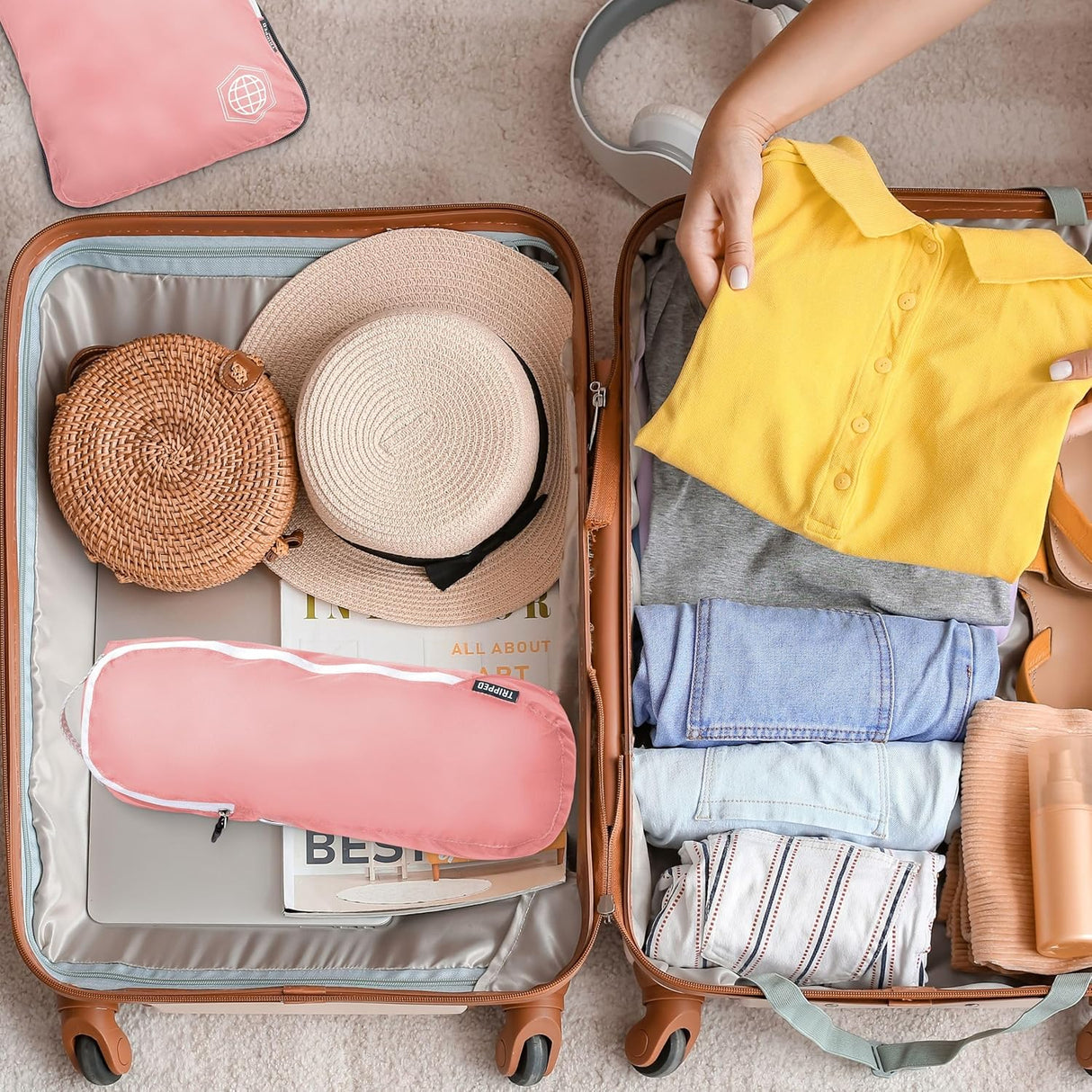 Checked Bag Compression Packing Cube Set