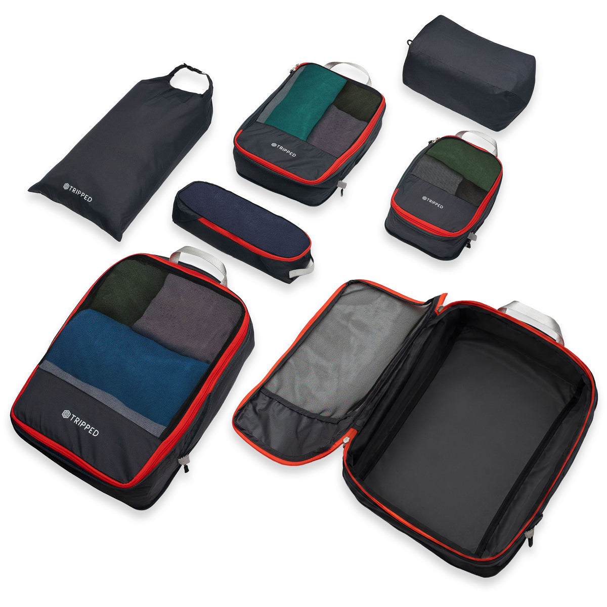 Checked Bag Compression Packing Cube Set